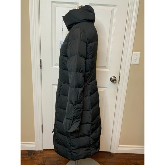 Armani Collezioni Long Black Quilted Down Puffer Coat, Size 12 | 48, NWT! $1,295 - Picture 6 of 12